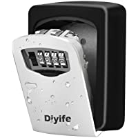 Diyife Caja Fuerte Para Llaves- [Versión Actualizada] [Montado En La pared] Llave combinada Caja De Bloqueo De…